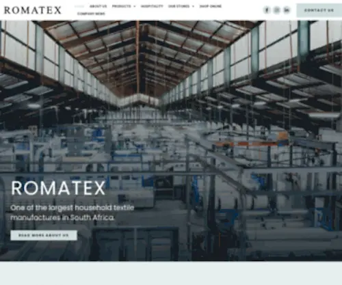 Romatex.co.za(Romatex) Screenshot