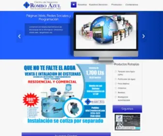 Romboazul.com(Centro de Negocios Rombo Azul. Abogados El Salvador) Screenshot