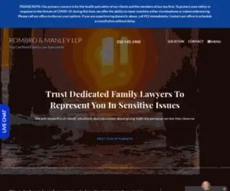 Rombrolaw.com(Rombro & Manley LLP) Screenshot