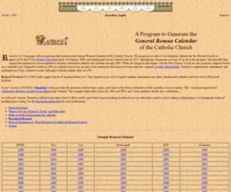 Romcal.net(The General Roman Calendar) Screenshot
