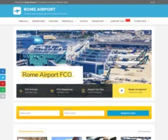 Rome-Airport.info(Rome Airport) Screenshot