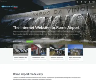 Rome-Airport.net(Rome airport) Screenshot