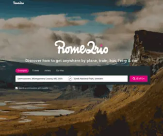 Rome2Rio.com(Discover how to get anywhere) Screenshot