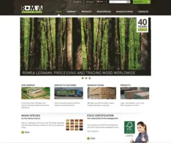 Romealegnami.com(Romea Legnami) Screenshot