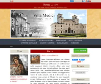 Romeandart.eu(è una guida insolita d'arte storia e cultura di Roma) Screenshot