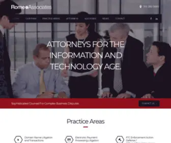 Romeandassociates.com(Rome & Associates) Screenshot