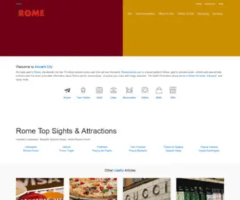 Romecitynow.com(Rome City Guide) Screenshot