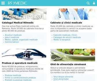 Romedic.ro(Ghid de sănătate și bibliotecă medicală) Screenshot