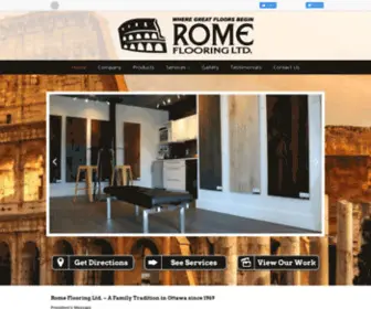 Romeflooring.com(Rome Flooring LTD) Screenshot