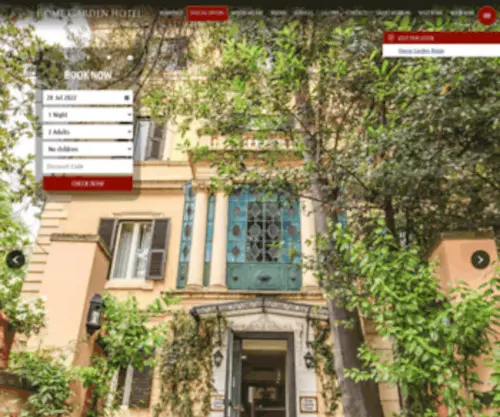 Romegardenhotel.com(Rome Garden Hotel) Screenshot