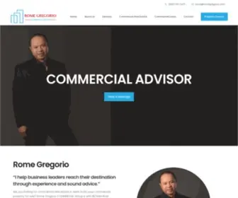 Romegregorio.com(Commercial Real Estate) Screenshot