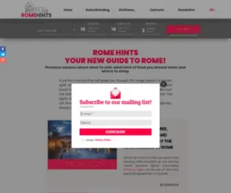 Romehints.com(Rome Hints) Screenshot