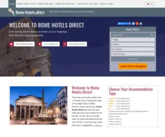 Romehotelsdirect.com(Rome Hotels Direct) Screenshot