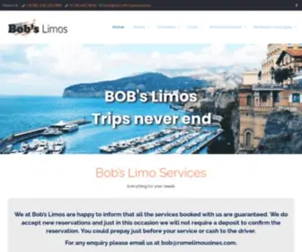 Romelimousines.com(Bob’s Limo Services) Screenshot