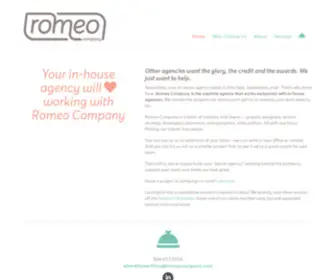 Romeocompany.com(Romeo Company) Screenshot