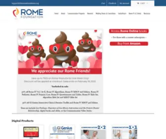 Romeonline.org(Rome Foundation Online Store) Screenshot