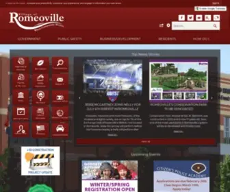 Romeoville.org(Romeoville, IL) Screenshot