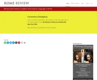 Romereview.com(Movies and Cinema in Original Language) Screenshot