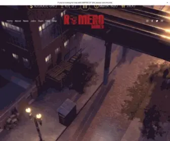 Romerogames.ie(Romero Games) Screenshot