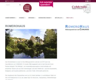 Romerohaus.ch(Comundo) Screenshot