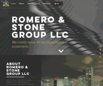 Romerostone.com(Domain name) Screenshot