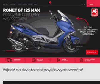 Rometmotors.pl(Romet Motors) Screenshot
