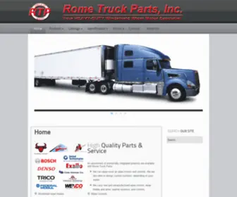 Rometruckparts.com(Joomla) Screenshot