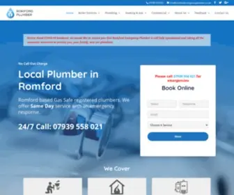 Romfordemergencyplumber.co.uk(Bot Verification) Screenshot