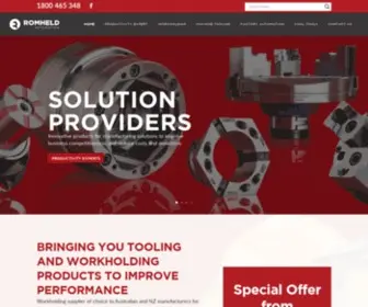 Romheld.com.au(Workholding supplier for Machine Tooling) Screenshot