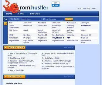 Romhustler.org(PSX ROMs GBA ROMs NDS ROMs SNES ROMs) Screenshot