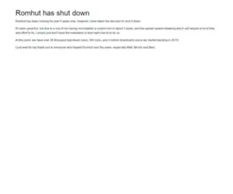 Romhut.com(Romhut has shut down) Screenshot
