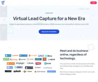 Romifi.com(Lead Capture for Virtual Events) Screenshot