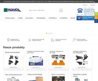Romix.pl(Dystrybutor spinek samochodowych) Screenshot