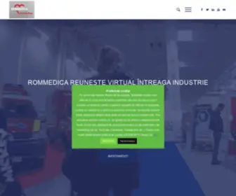 Rommedica.ro(Rommedica reunește întreaga industrie medicala) Screenshot