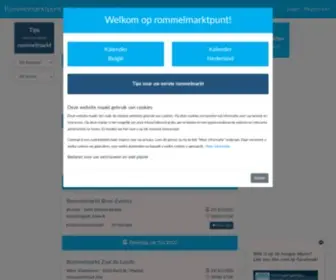 Rommelmarktpunt.be(Uw rommelmarkt kalender en gids) Screenshot