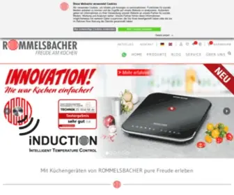 Rommelsbacher.de(ROMMELSBACHER ElektroHausgeräte GmbH) Screenshot