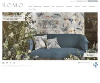 Romo.com(Romo Fabrics) Screenshot