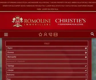 Romolini.co.uk(LUXURY ITALIAN PROPERTY) Screenshot