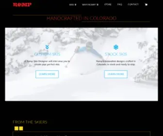 Rompskis.com(Custom Skis) Screenshot