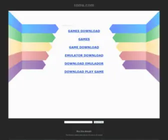 Roms.com(roms) Screenshot