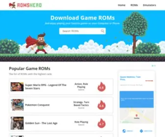 Romshero.com(romshero) Screenshot