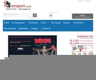 Romsport.com(Rhythmic Gymnastics Equipment Store) Screenshot