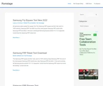Romstage.com(Mobile Solution) Screenshot