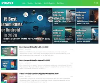 Romsx.com(ROMs and Tutorials) Screenshot