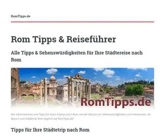 Romtipps.de(Rom Reiseführer) Screenshot