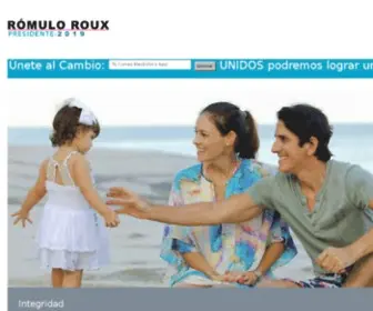 Romuloroux.com(Rómulo Roux Presidente) Screenshot