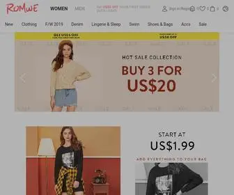 Romwe.com(Deine Styleobsession von Social Media) Screenshot