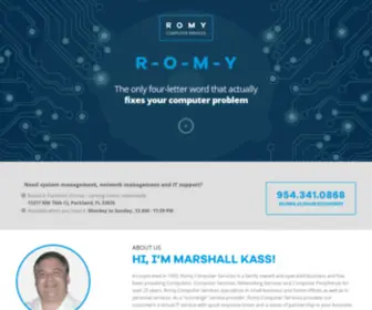 Romy.com(Computer services) Screenshot