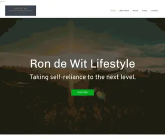 Ron-Dewit.com(Ron de Wit Lifestyle) Screenshot