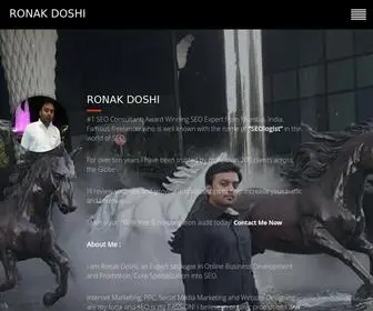 Ronakdoshi.com(Ronak Doshi) Screenshot